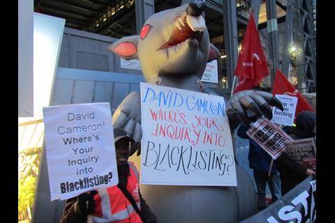 Cheesegrater blacklisting protest